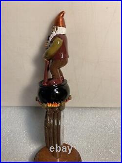 GRISTMEISTER BEER BREWING CO. MAD ELF beer tap handle. LONG ISLAND NEW YORK GRISTMEISTER BEER BREWING CO. MAD ELF beer tap handle. LONG ISLAND NEW YORK