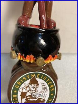 GRISTMEISTER BEER BREWING CO. MAD ELF beer tap handle. LONG ISLAND NEW YORK GRISTMEISTER BEER BREWING CO. MAD ELF beer tap handle. LONG ISLAND NEW YORK