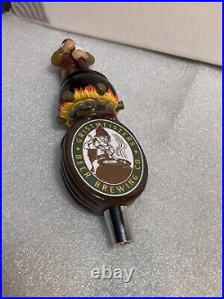 GRISTMEISTER BEER BREWING CO. MAD ELF beer tap handle. LONG ISLAND NEW YORK GRISTMEISTER BEER BREWING CO. MAD ELF beer tap handle. LONG ISLAND NEW YORK