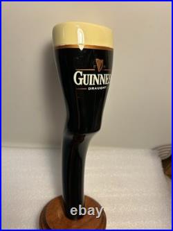 GUINNESS STOUT DRAFT PINT OF GUINNESS BEER draft beer tap handle. IRELAND