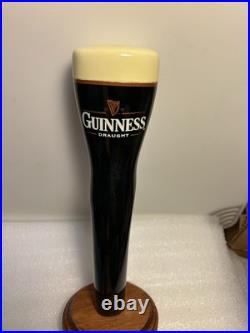 GUINNESS STOUT DRAFT PINT OF GUINNESS BEER draft beer tap handle. IRELAND
