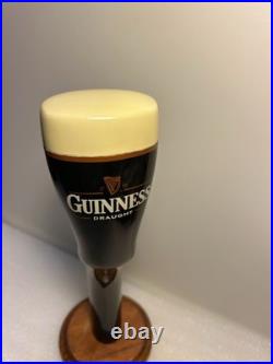 GUINNESS STOUT DRAFT PINT OF GUINNESS BEER draft beer tap handle. IRELAND