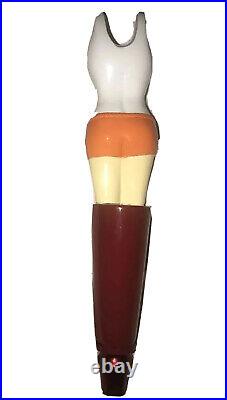 Gently Used Budweiser HOOTERS tap handle RARE and COOL Waitress NIB