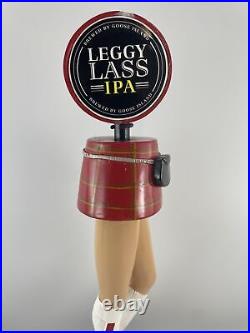 Goose Island Leggy Lass IPA Draft Beer Tap Handle Figural Girl Beer Tap Handle