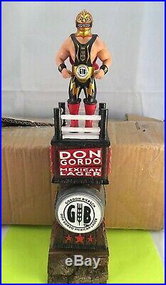Gordon Biersch Don Gordo Beer Tap Handle Ultra Rare Figural Beer Tap Handle