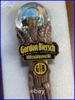 Gordon Biersch Maibock Beer Tap Handle Snow Globe Breweriana New Old Stock