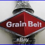 Grain Belt Beer Tap, Vintage, Metallic Large Handle From Minnesota Brewery RARE