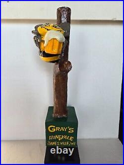 Grays beer tap handle honeyale