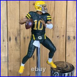 Green Bay Packers Beer Tap Handle Jordan Love Football Retro Uni Keg Kegerator