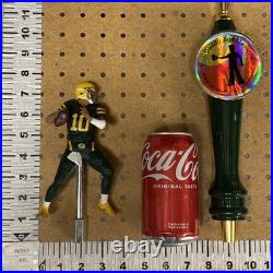 Green Bay Packers Beer Tap Handle Jordan Love Football Retro Uni Keg Kegerator