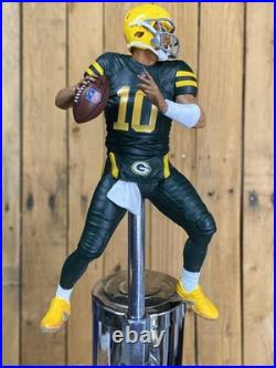Green Bay Packers Beer Tap Handle Jordan Love Football Retro Uni Keg Kegerator