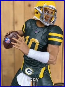 Green Bay Packers Beer Tap Handle Jordan Love Football Retro Uni Keg Kegerator