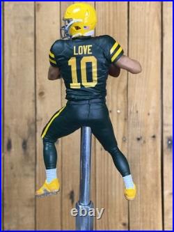 Green Bay Packers Beer Tap Handle Jordan Love Football Retro Uni Keg Kegerator