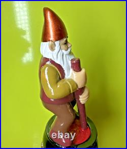 Gristmeisters Brewing GNOME BEER Tap Handle 11 North Folk LONG ISLAND NEW YORK