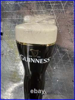 Guinness Draught Stout Beer Tap Handle & Nitro Faucet Ceramic Pint Glass