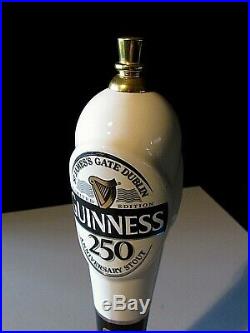Guinness Limited Edition 250th Anniversary Stout Rare Tall Beer Bar Tap Handle