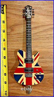 Guitar Beer Tap Handle Knob Keg Draft Bar Topper Kegerator Electric British Flag