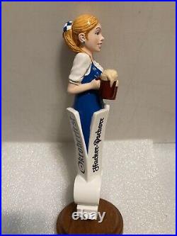 HACKER PSCHORR OKTOBERFEST BLONDE BAR MAID draft beer tap handle. GERMANY