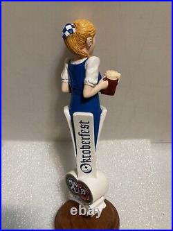 HACKER PSCHORR OKTOBERFEST BLONDE BAR MAID draft beer tap handle. GERMANY