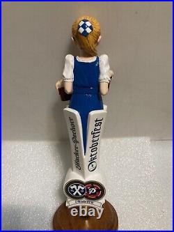 HACKER PSCHORR OKTOBERFEST BLONDE BAR MAID draft beer tap handle. GERMANY