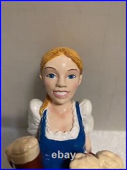 HACKER PSCHORR OKTOBERFEST BLONDE BAR MAID draft beer tap handle. GERMANY