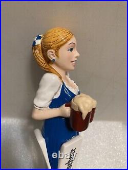 HACKER PSCHORR OKTOBERFEST BLONDE BAR MAID draft beer tap handle. GERMANY