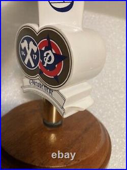 HACKER PSCHORR OKTOBERFEST BLONDE BAR MAID draft beer tap handle. GERMANY