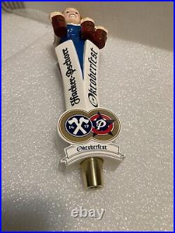HACKER PSCHORR OKTOBERFEST BLONDE BAR MAID draft beer tap handle. GERMANY