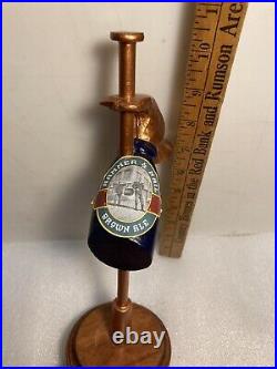 HAMMER AND NAIL BROWN ALE COPPER NAIL & HAMMER draft beer tap handle
