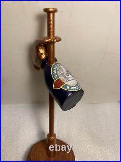 HAMMER AND NAIL BROWN ALE COPPER NAIL & HAMMER draft beer tap handle