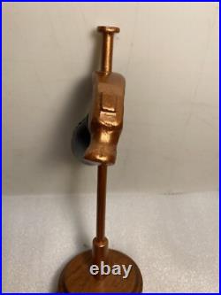 HAMMER AND NAIL BROWN ALE COPPER NAIL & HAMMER draft beer tap handle
