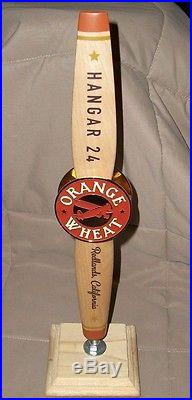 Hangar 24 Brewing Orange Wheat Craft Beer Tap Handle Rare New