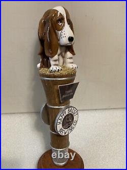 HAPPY BASSET GRACIE AND FRECKLES HOPPY BASSET IPA draft beer tap handle. KANSAS