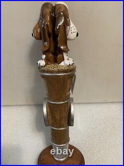 HAPPY BASSET GRACIE AND FRECKLES HOPPY BASSET IPA draft beer tap handle. KANSAS