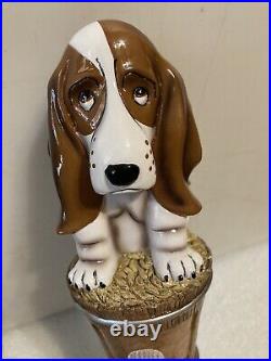 HAPPY BASSET GRACIE AND FRECKLES HOPPY BASSET IPA draft beer tap handle. KANSAS