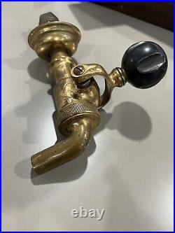 HEAVY OLD RARE ANTIQUE SOLID BRASS BEER TAP Standard Made In USA
