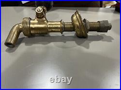 HEAVY OLD RARE ANTIQUE SOLID BRASS BEER TAP Standard Made In USA