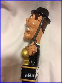 HIDEOUT Chocolate Peanut Butter Gangster Figural Beer Tap Handle Michigan
