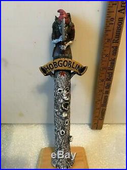 HOBGOBLIN ENGLISH ALE beer tap handle. Wychwood Brewery, Oxfordshire, England