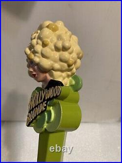 HOLLYWOOD BLONDE CALIFORNIAS PREMIUM draft beer tap handle. CALIFORNIA