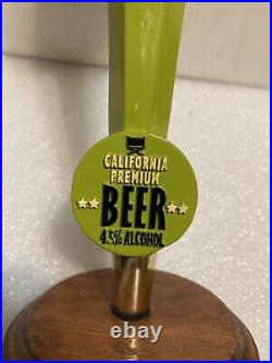 HOLLYWOOD BLONDE CALIFORNIAS PREMIUM draft beer tap handle. CALIFORNIA