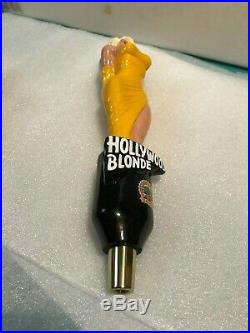 HOLLYWOOD BLONDE bombshell beer tap handle. California