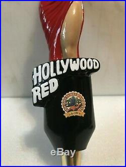 HOLLYWOOD RED model beer tap handle. California. Last one