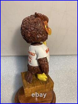 HOOTERS COLORED OWL 20TH ANNIVERSARY BOBBLEHEAD Draft beer tap handle. FLORIDA