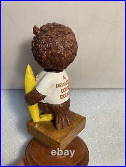 HOOTERS COLORED OWL 20TH ANNIVERSARY BOBBLEHEAD Draft beer tap handle. FLORIDA