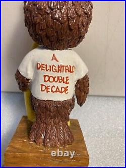 HOOTERS COLORED OWL 20TH ANNIVERSARY BOBBLEHEAD Draft beer tap handle. FLORIDA