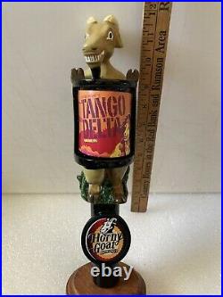 HORNY GOAT TANGO DELTA TANGERINE IPA draft beer tap handle. WISCONSIN