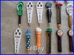 HUGE LOT OF 20! BEER TAP HANDLES SOME NEW, OTHERS USED. MISSION, BALLAST POINT +