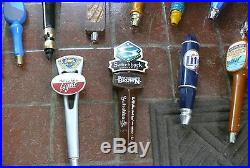HUGE LOT OF MORE THAN 22 VINTAGE BEER TAP HANDLES & BRAND NEW PROMOTIONAL ITEMS