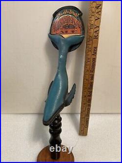 HUMPBACK BREWING PREMIUM ALE HUMPBACK WHALE draft beer tap handle. CALIFORNIA